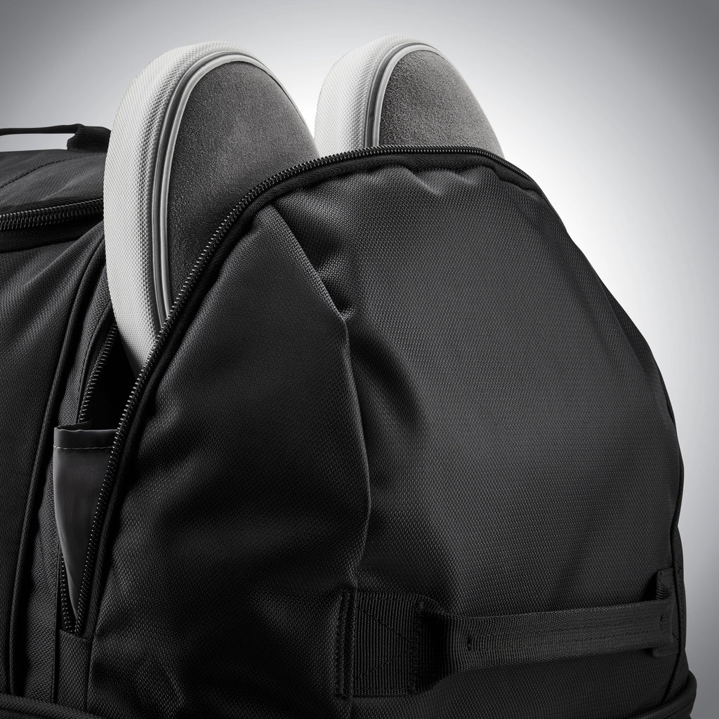Samsonite Andante 2 Wheeled Duffle 22" in the color All Black.