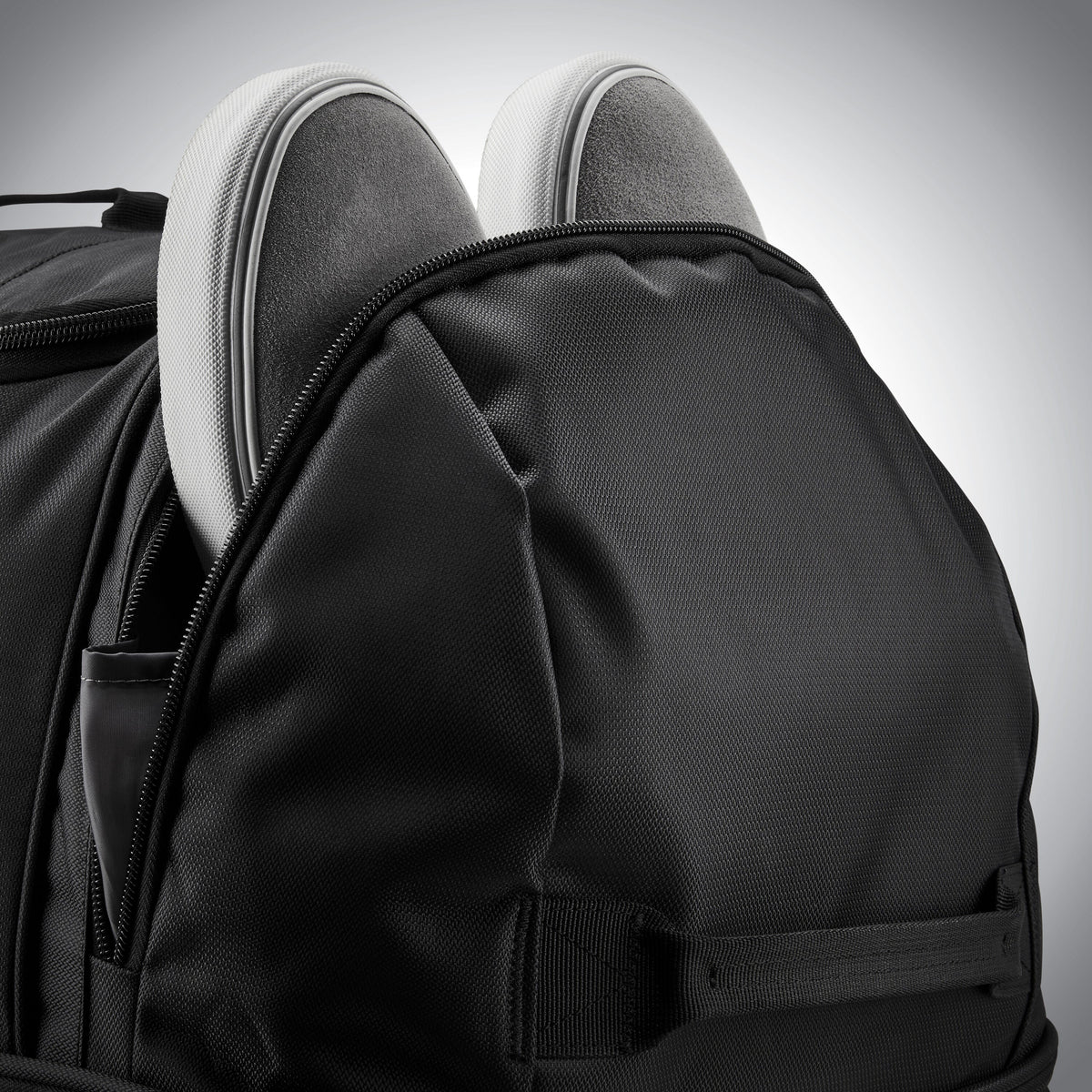Samsonite Andante 2 Wheeled Duffle 22" in the color All Black.