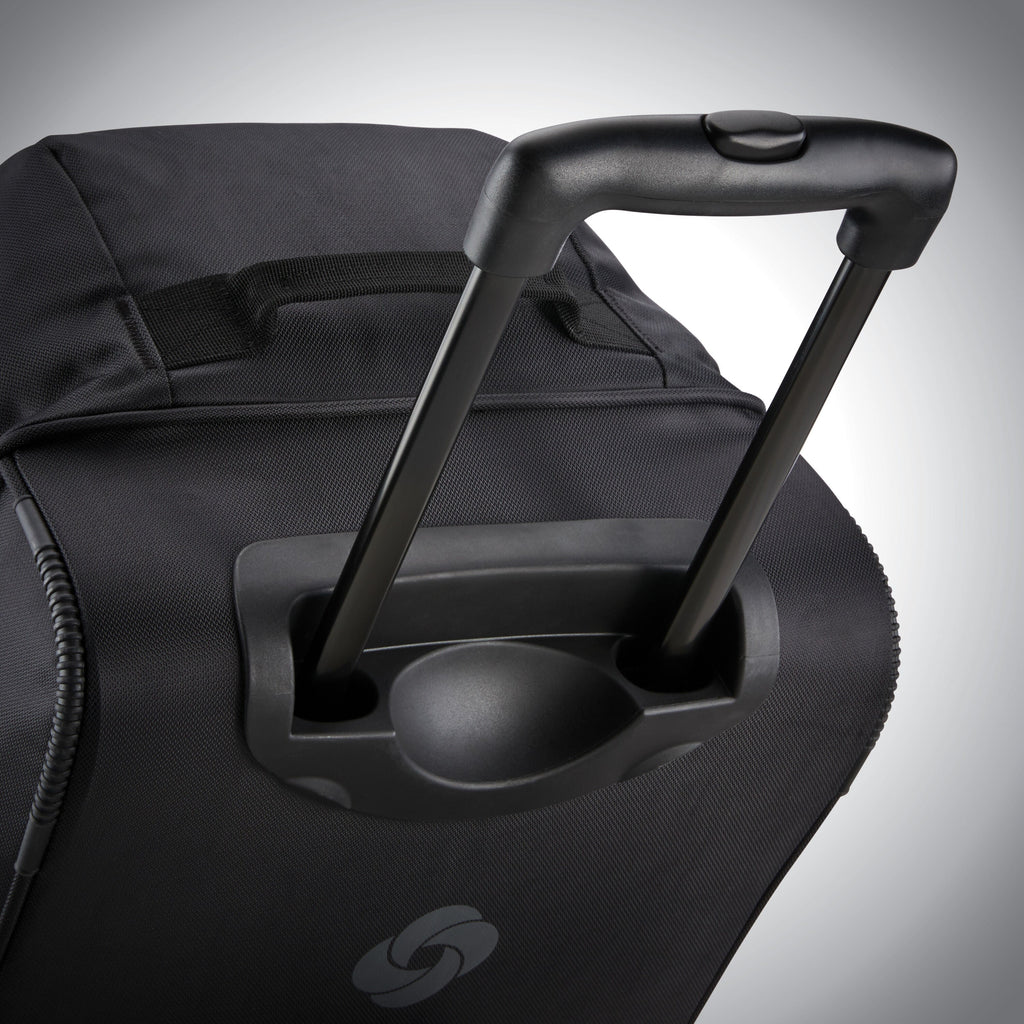 Samsonite Andante 2 Wheeled Duffle 22" in the color All Black.