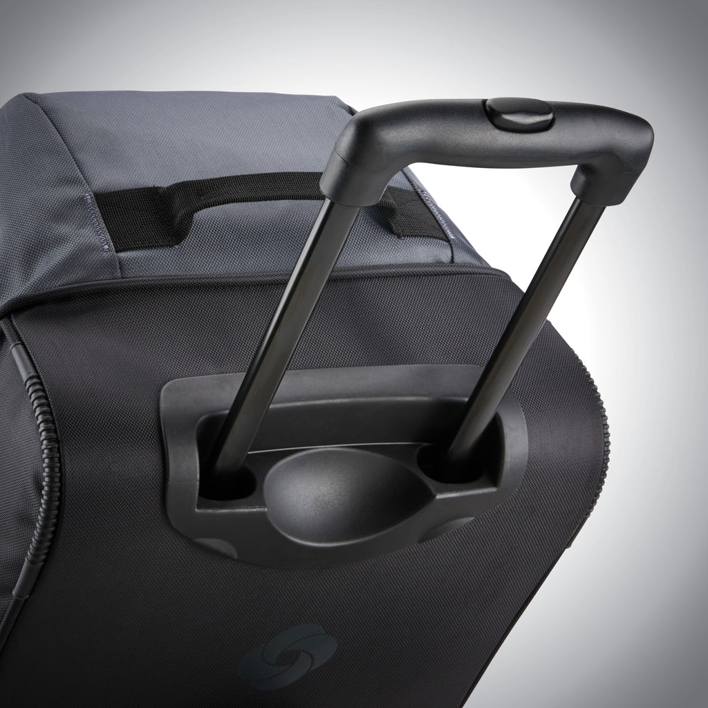 Samsonite Andante 2 Wheeled Duffle 22" in the color Riverrock/Black.
