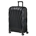 Front-View Image of Samsonite Black C-Lite Spinner Large Luggage in 3/4th Angle