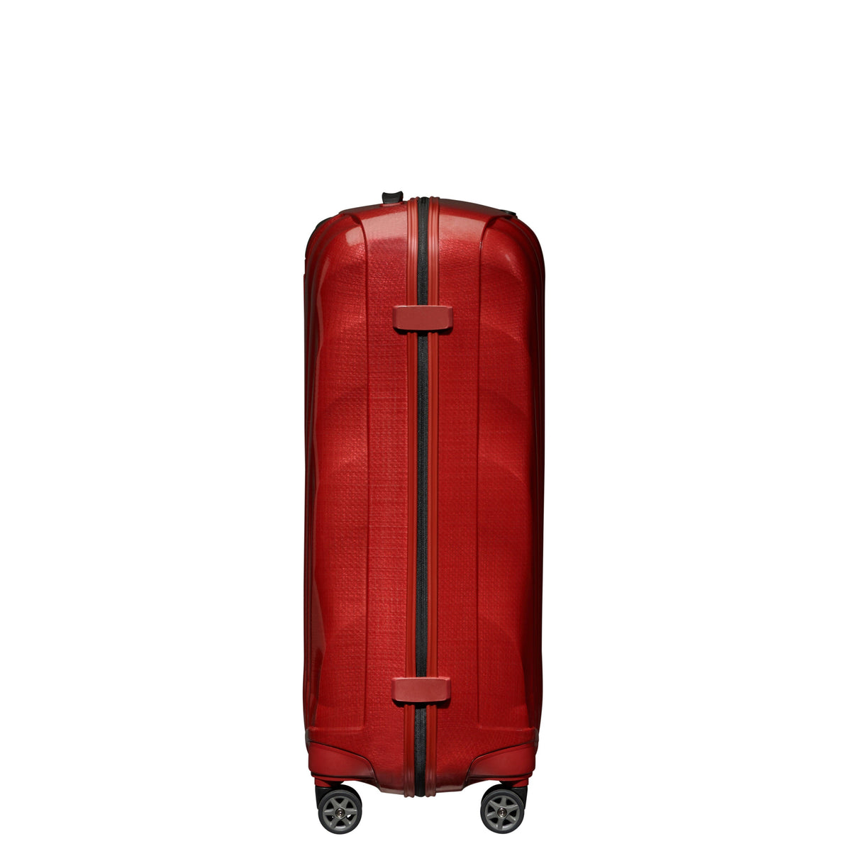 Side 2-View Image of Samsonite Red C-Lite Spinner Large Luggage