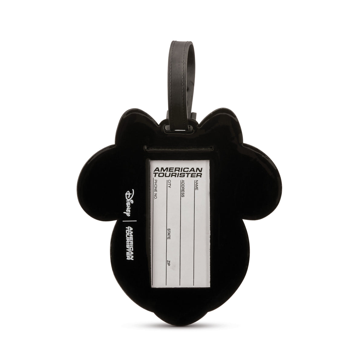 American Tourister Disney Minnie Head ID Tag in the color Minnie.