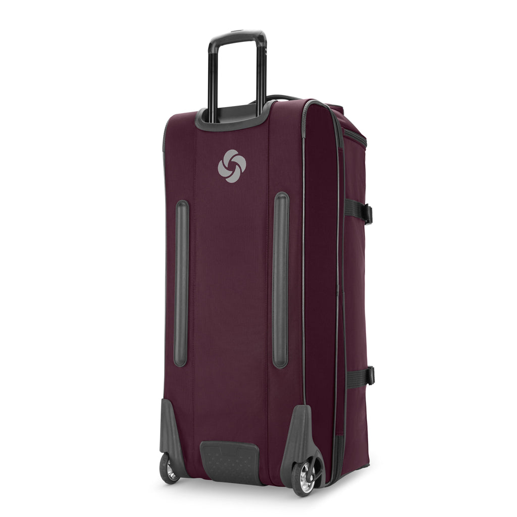 Samsonite Detour Extended Journey 34" Wheeled Duffle in the color Clearance | Plum.
