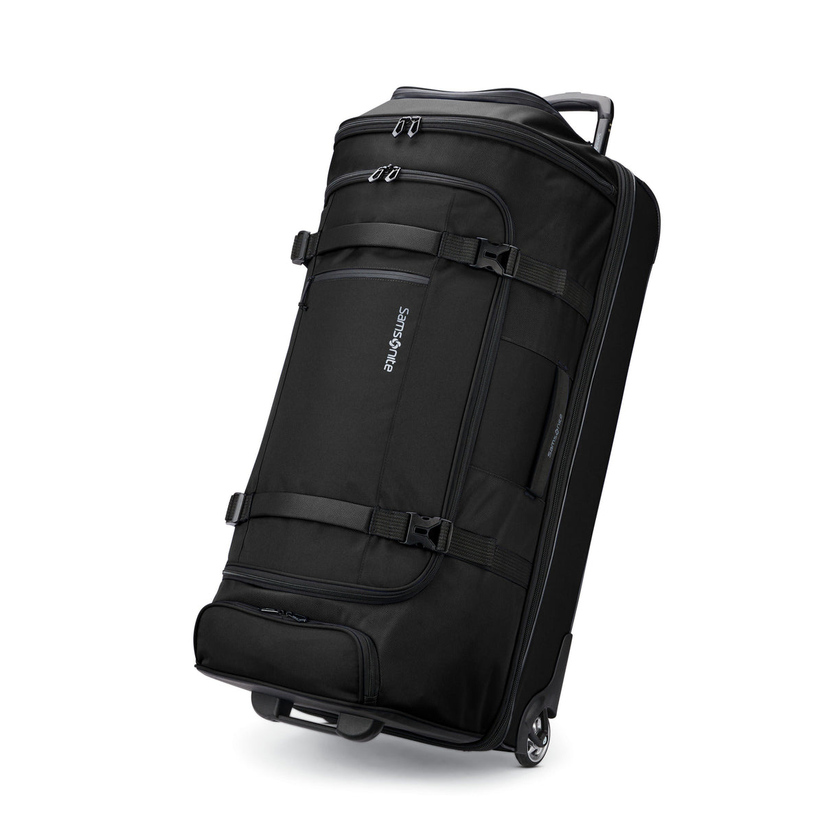 Samsonite Detour Extended Journey 34" Wheeled Duffle in the color New Black.