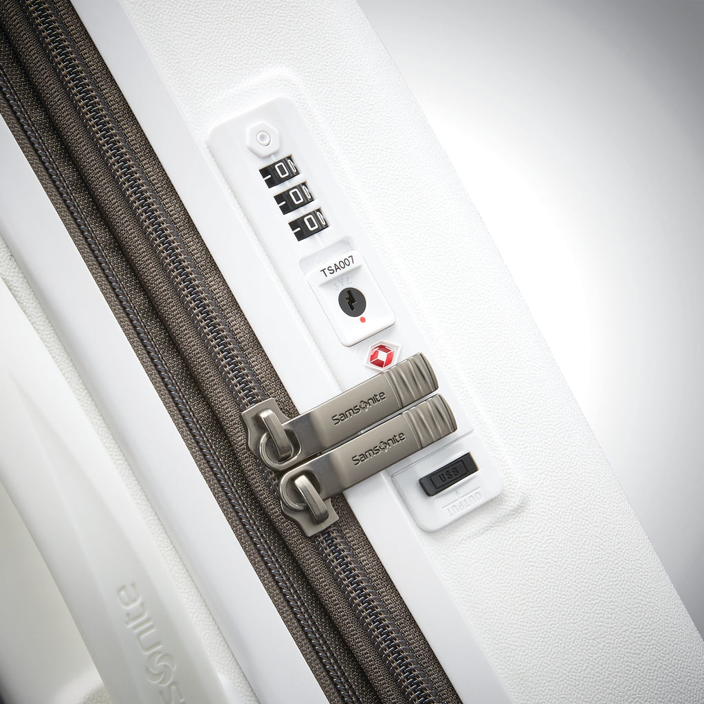 Samsonite Voltage DLX Spinner Carry-On™ in the color White.