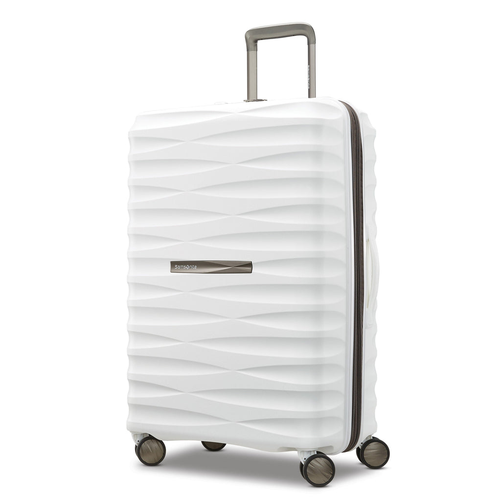Samsonite Voltage DLX Spinner Medium in the color White.