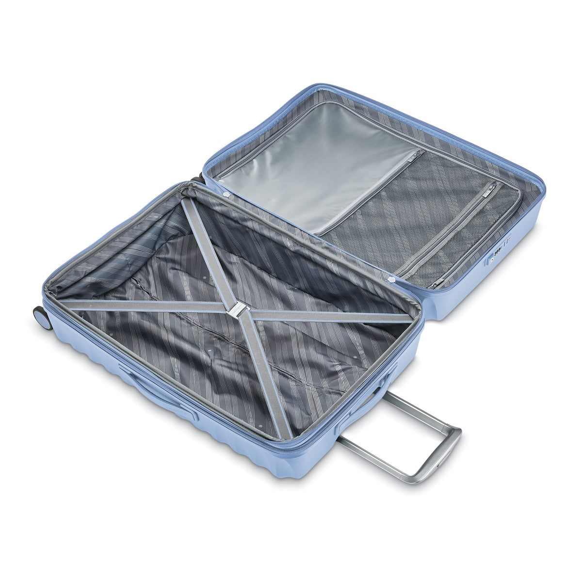 Samsonite Voltage DLX 2 Piece Set in the color Blue.