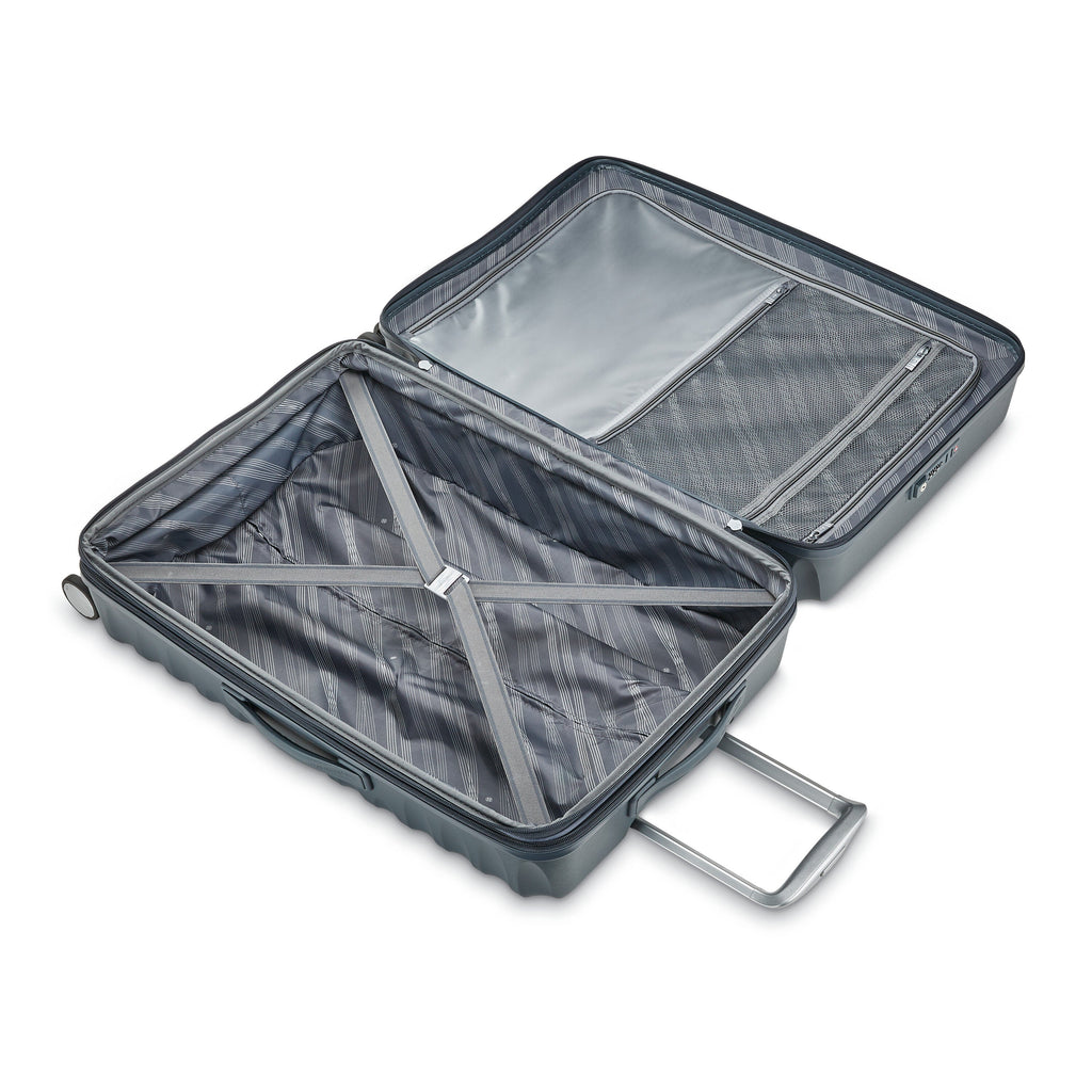 Samsonite Voltage DLX Spinner Large in the color Dark Graphite.