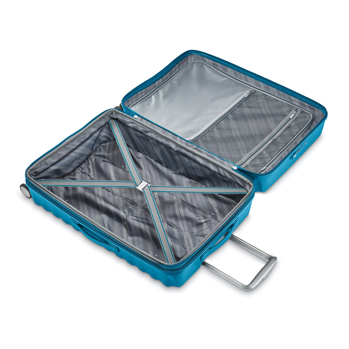 Samsonite Voltage DLX Spinner Large in the color Teal.