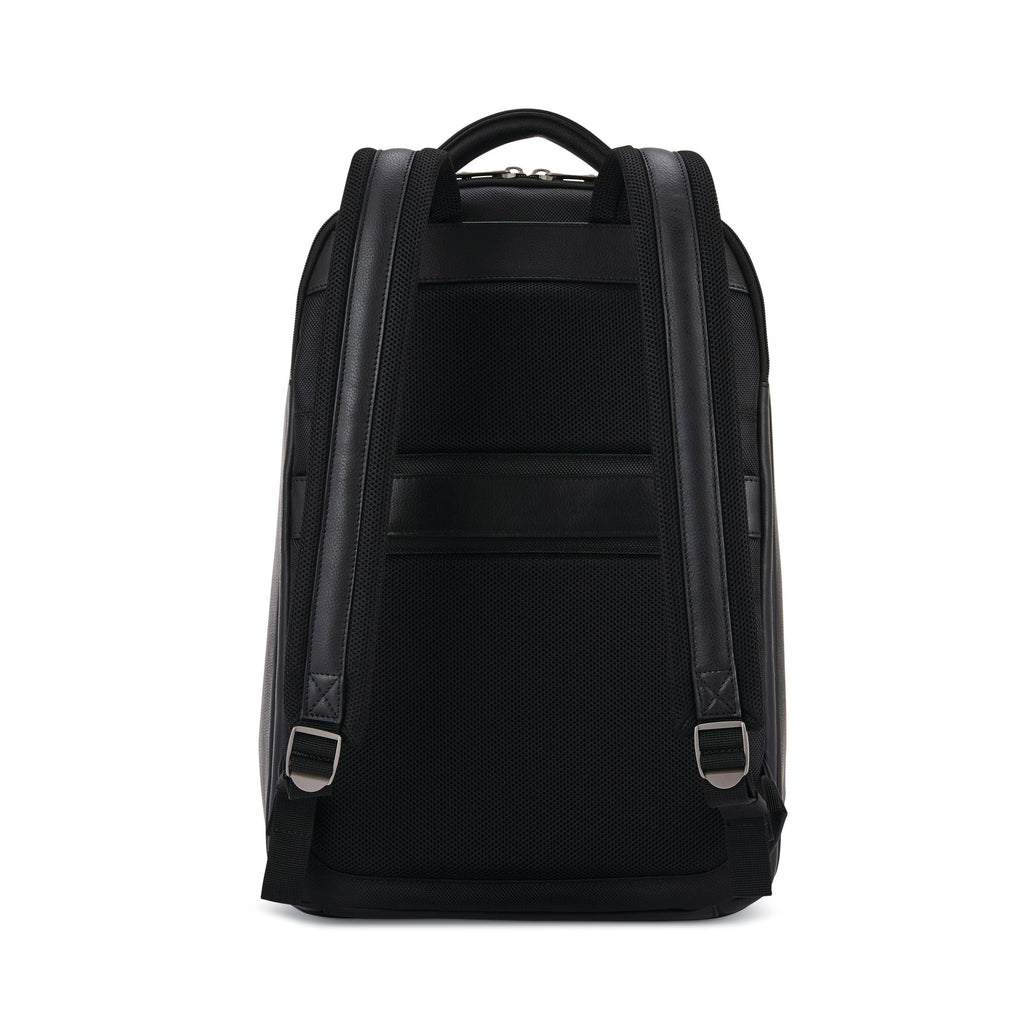 Samsonite Classic Leather Backpack in the color Black.