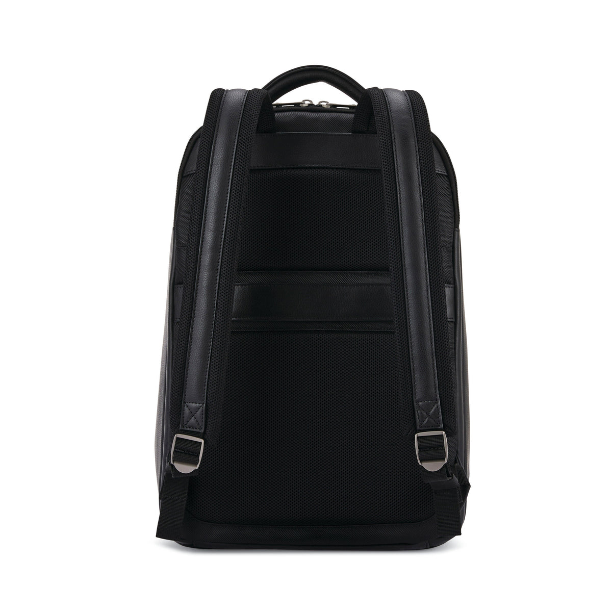 Samsonite Classic Leather Backpack in the color Black.