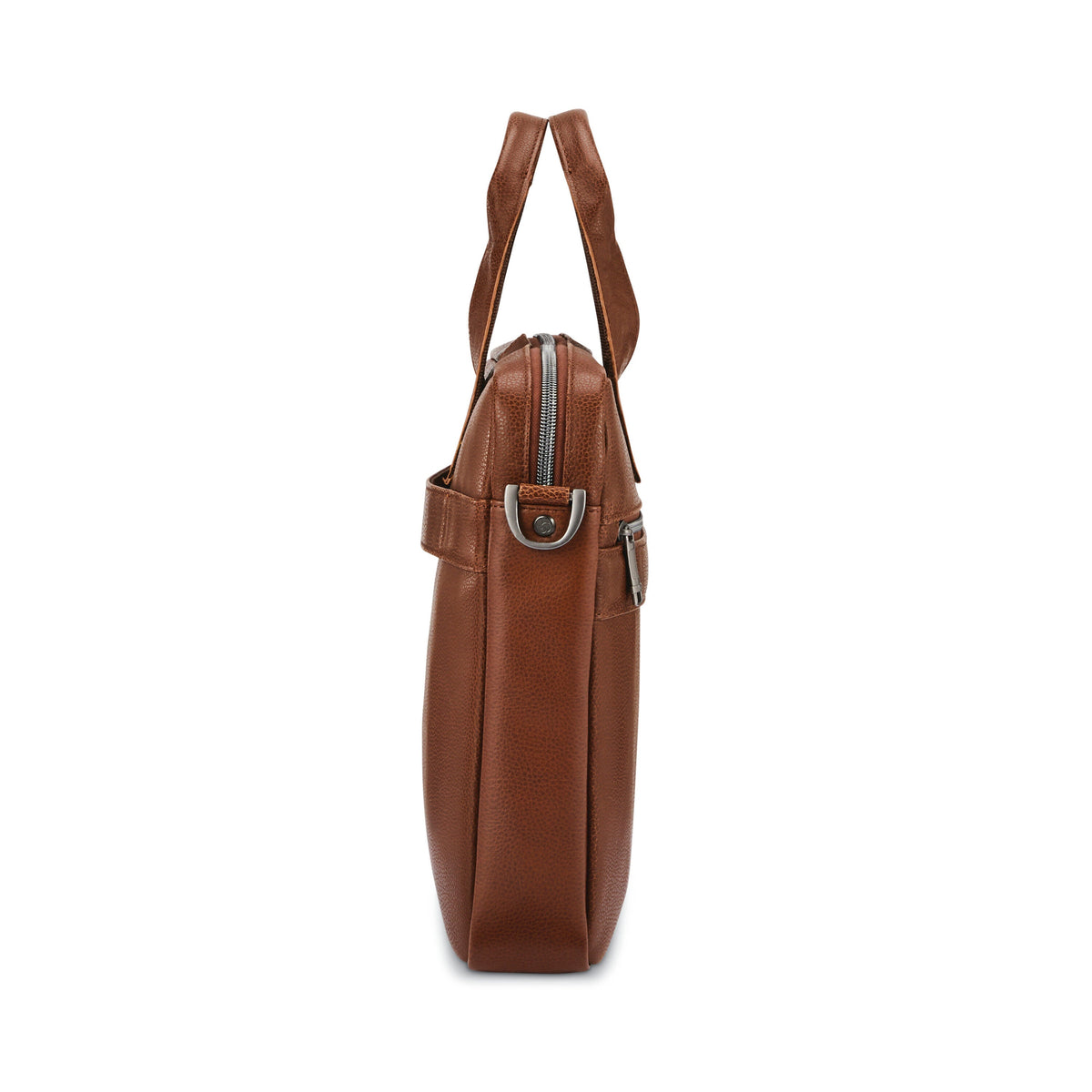 Samsonite Classic Leather Slim Brief in the color Cognac.