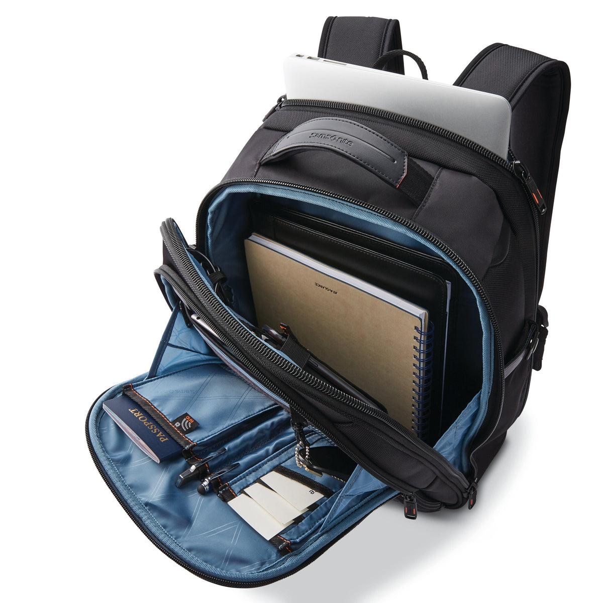 Samsonite Pro Slim Backpack in the color Black.