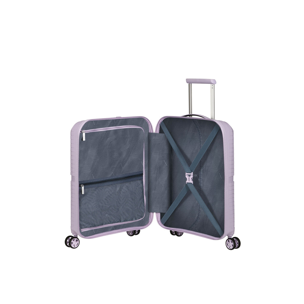 American Tourister Airconic Spinner Carry-On™ in the color Stormy Lilac.