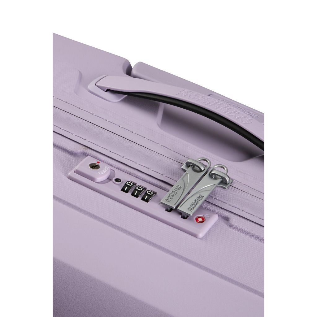 American Tourister Airconic Spinner Carry-On™ in the color Stormy Lilac.