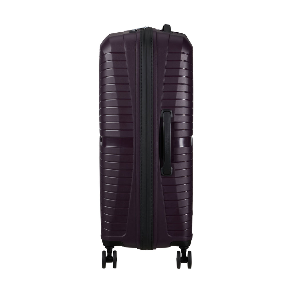 American Tourister Airconic Spinner Medium in the color Dark Plum.