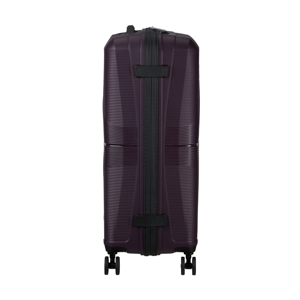 American Tourister Airconic Spinner Medium in the color Dark Plum.