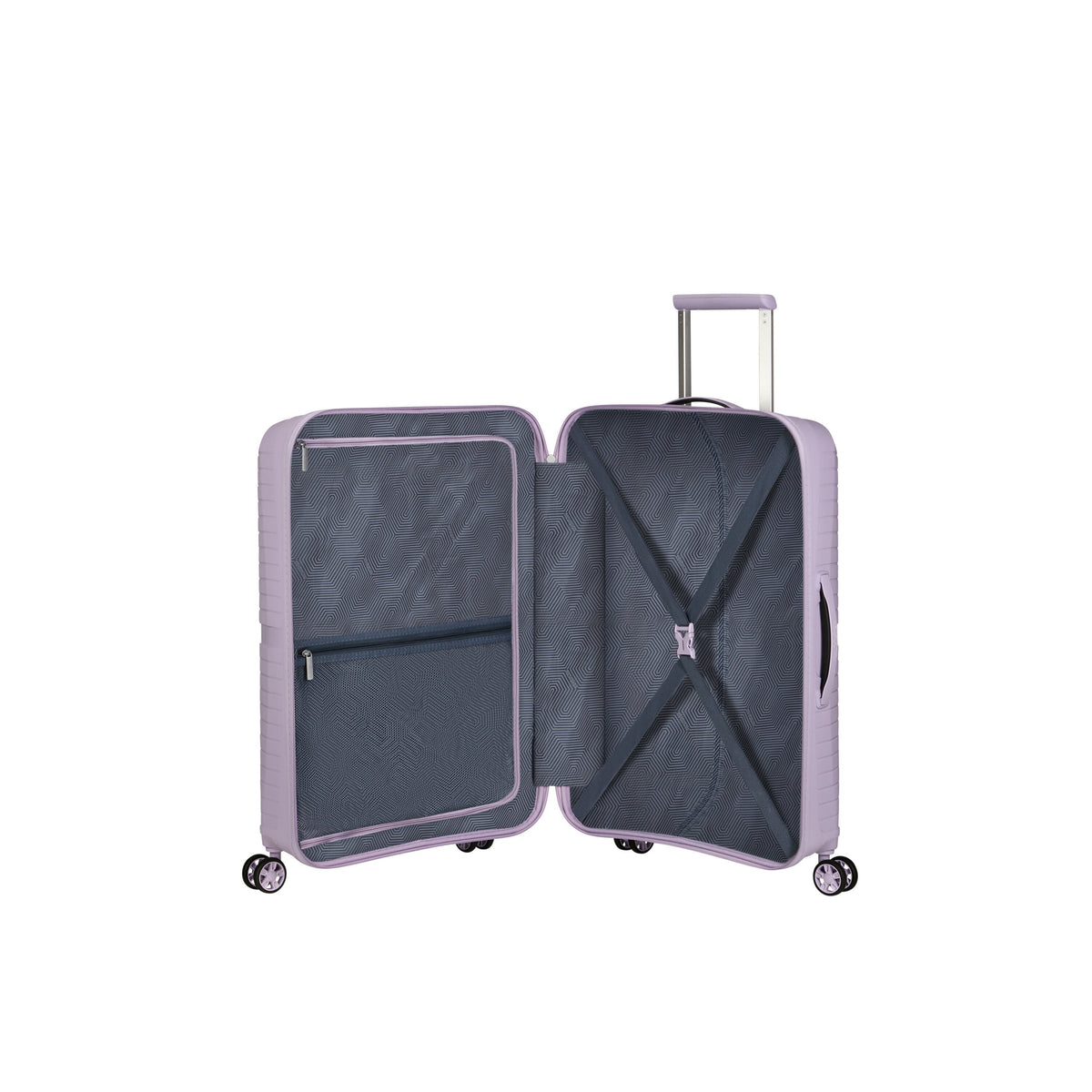 American Tourister Airconic Spinner Medium in the color Stormy Lilac.