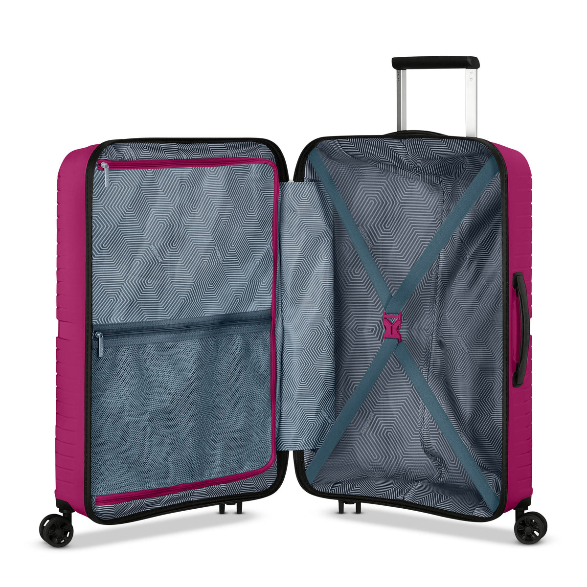 American Tourister Airconic Spinner Medium in the color Deep Orchid.