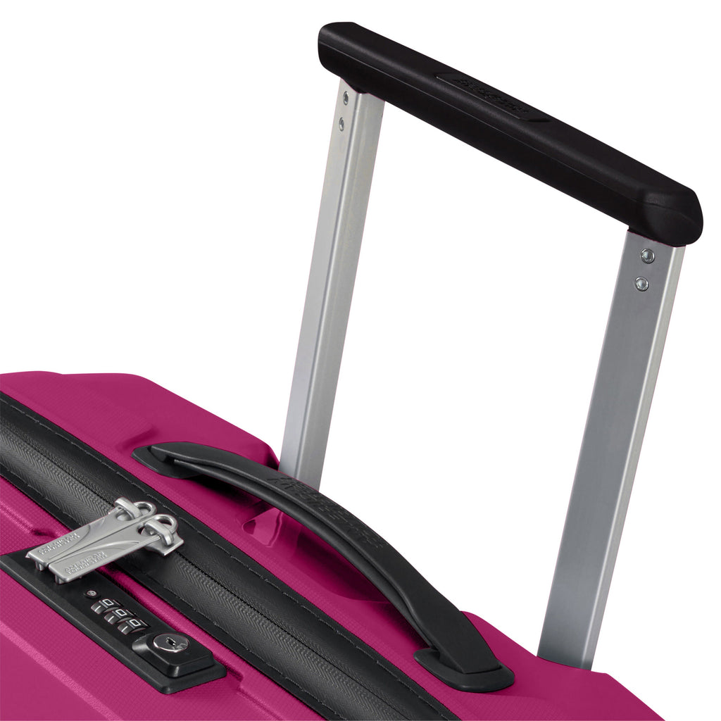 American Tourister Airconic Spinner Medium in the color Deep Orchid.