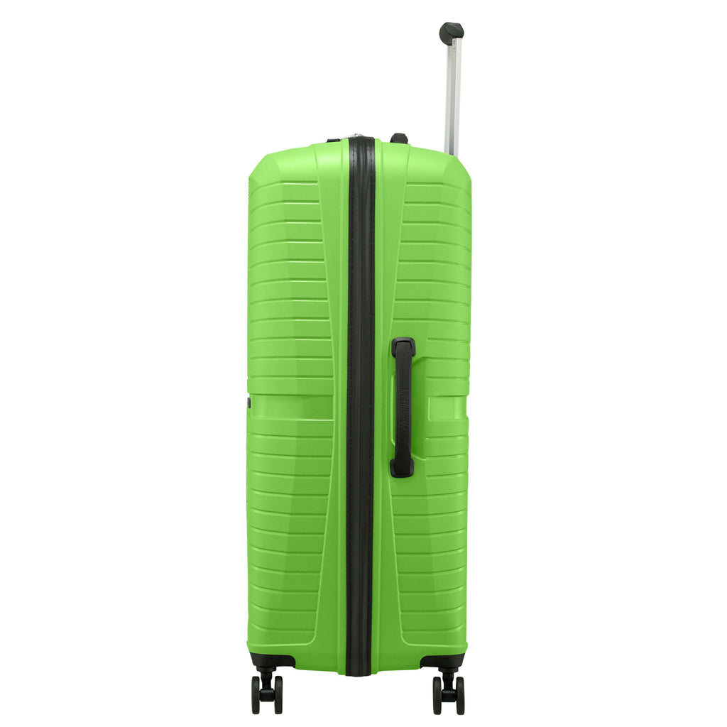 American Tourister Airconic Spinner Large in the color Acid Green.