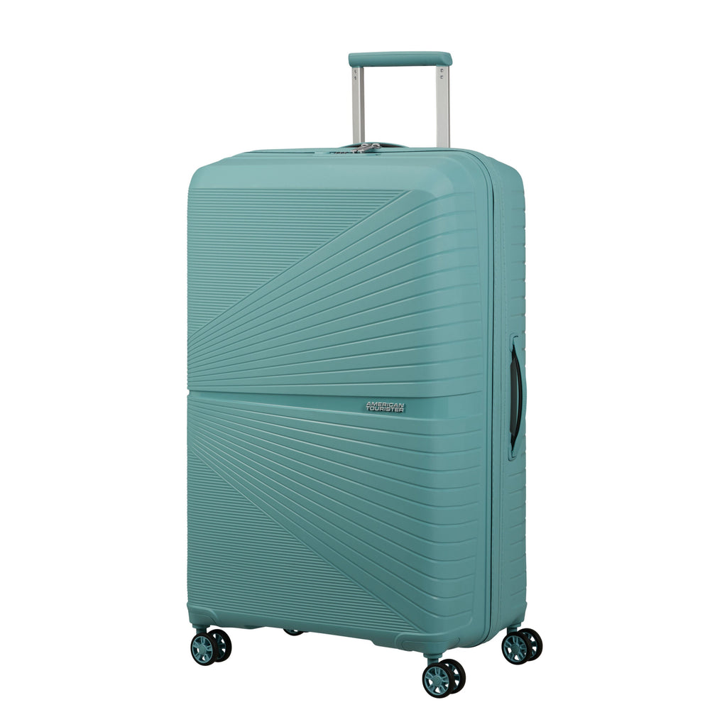 American Tourister Airconic Spinner Large in the color Dusty Turquoise.