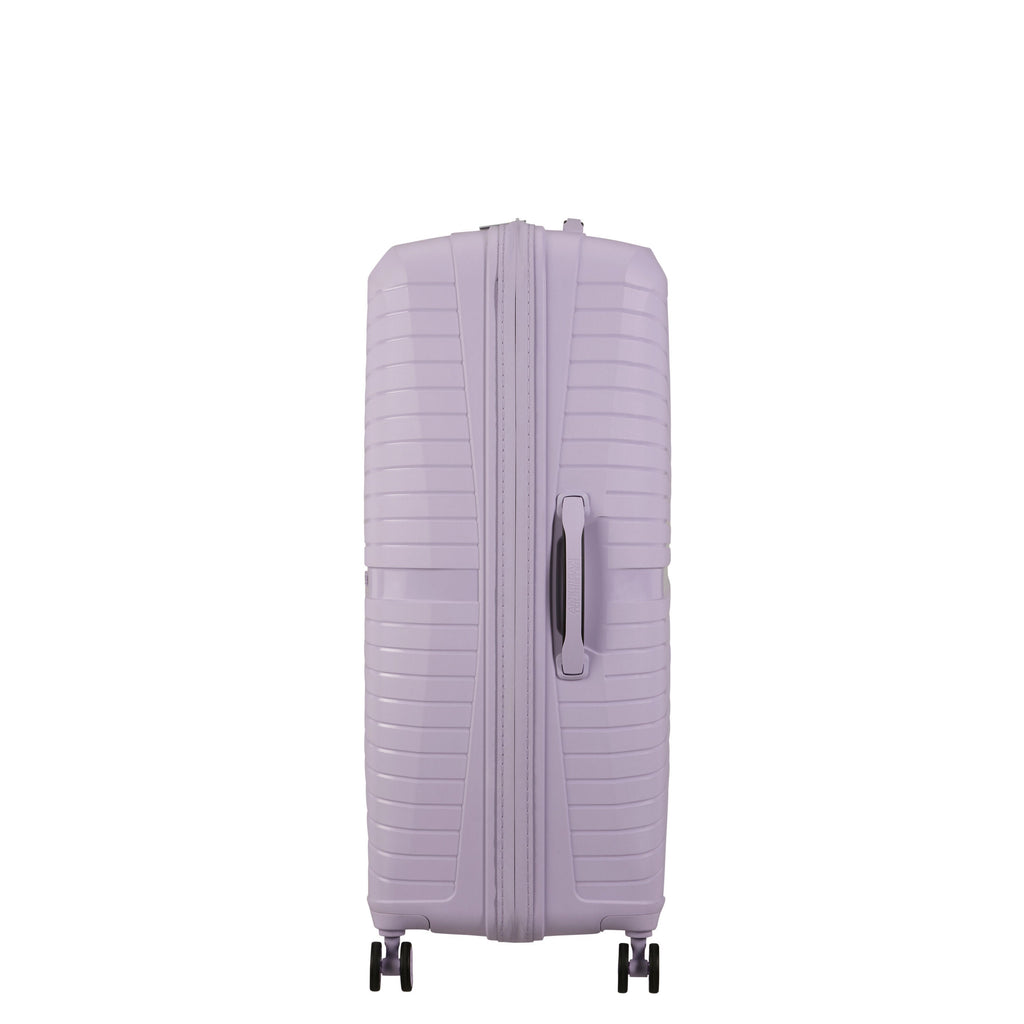 American Tourister Airconic Spinner Large in the color Stormy Lilac.