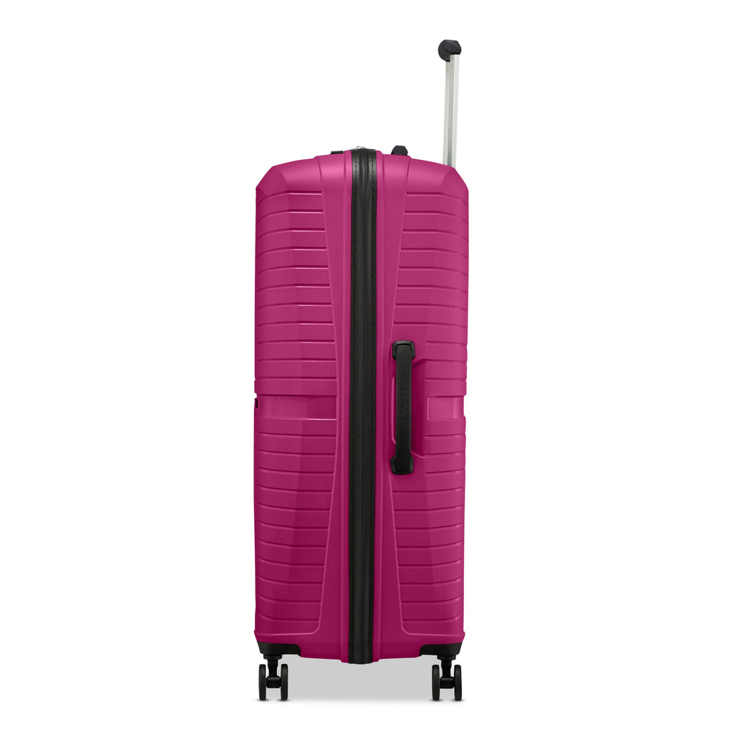 American Tourister Airconic Spinner Large in the color Deep Orchid.