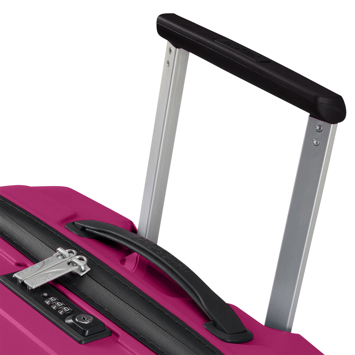 American Tourister Airconic Spinner Large in the color Deep Orchid.