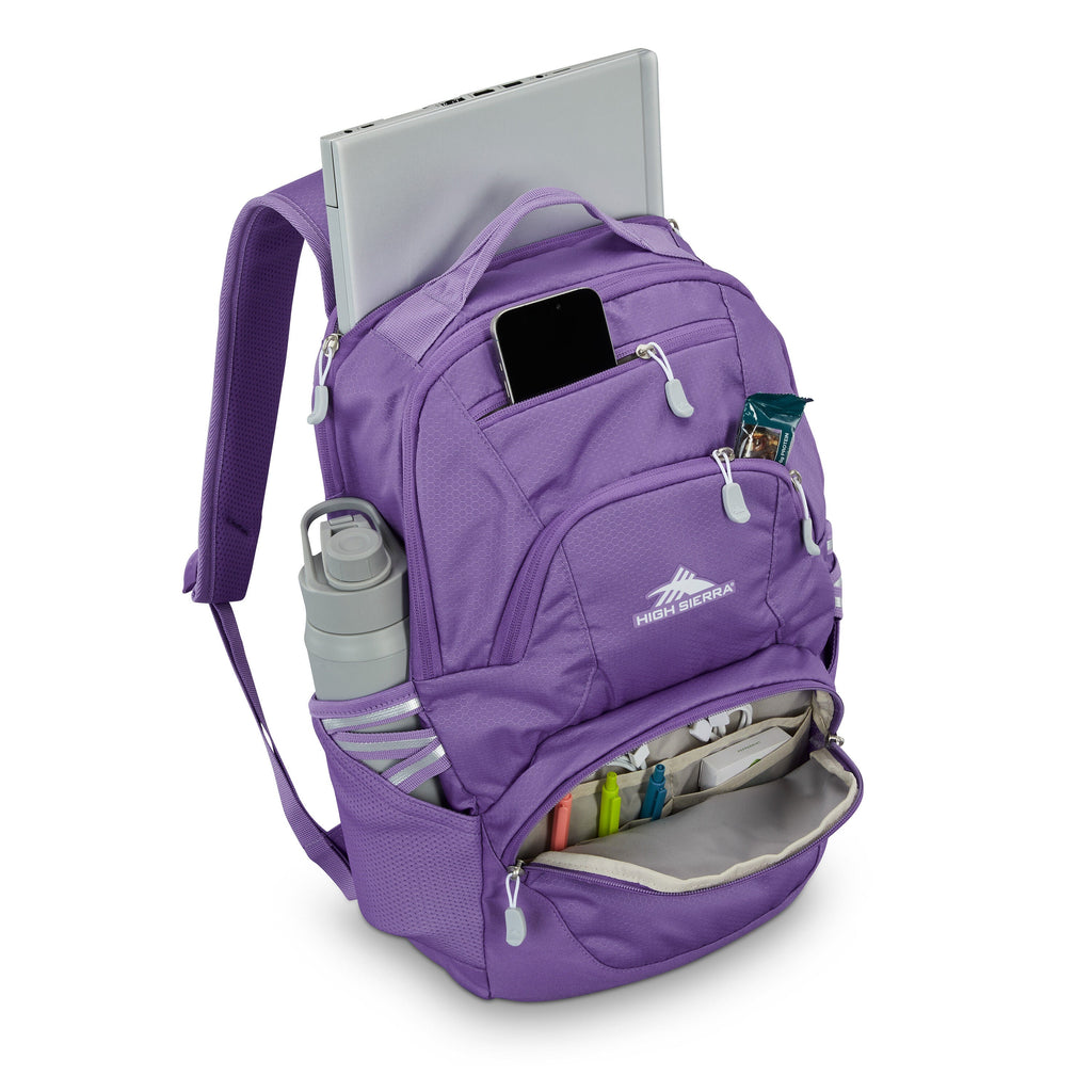 High Sierra BTS Swoop SG Backpack in the color Light Purple.