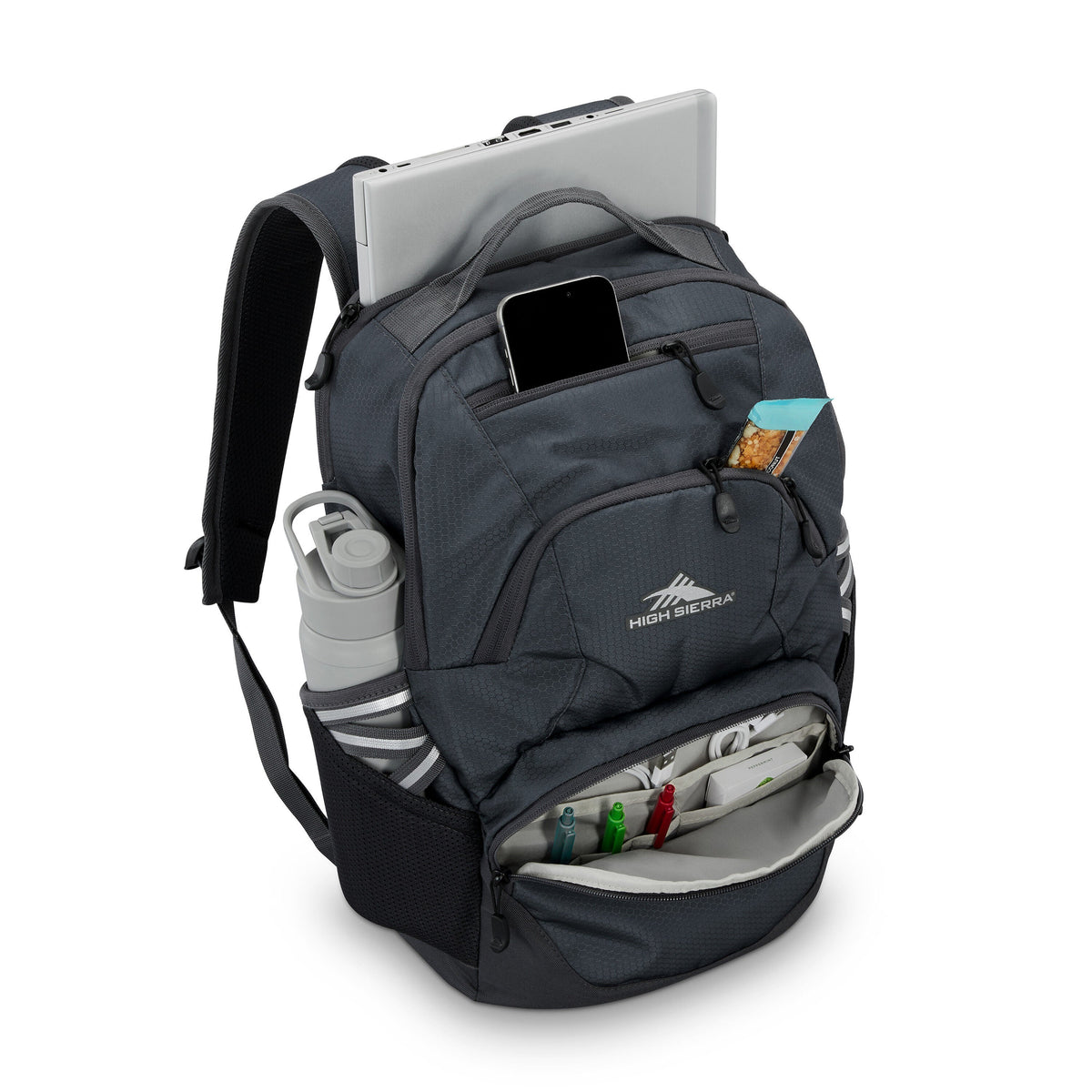 High Sierra BTS Swoop SG Backpack in the color Mercury.