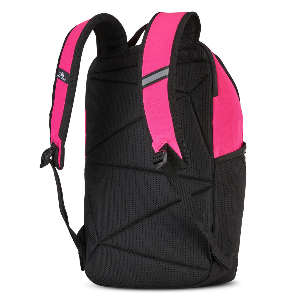 High Sierra BTS Swoop SG Backpack in the color Flamingo/Black.