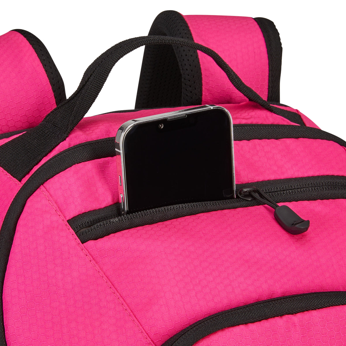 High Sierra BTS Swoop SG Backpack in the color Flamingo/Black.