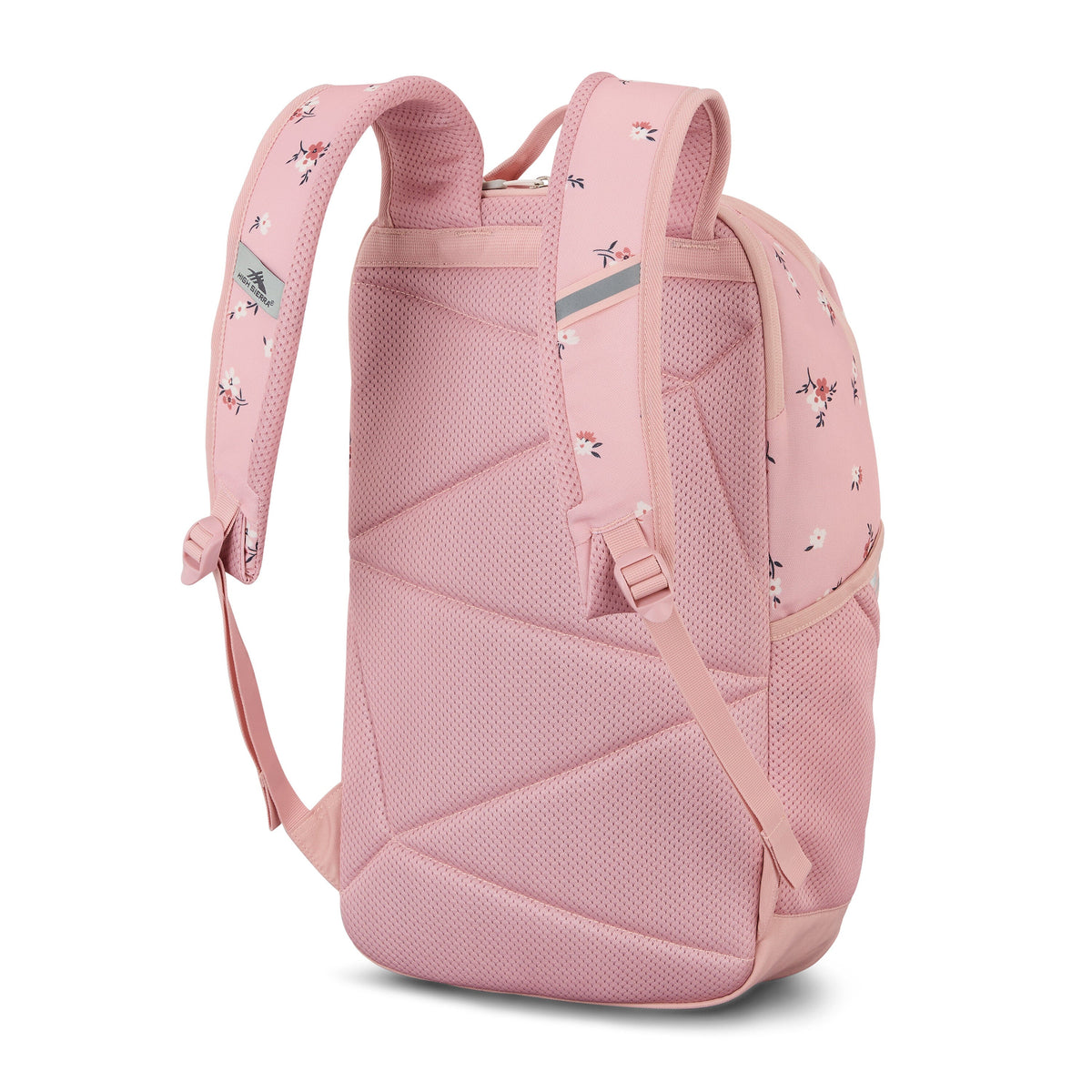High Sierra BTS Swoop SG Backpack in the color Floral/Soft Pink.