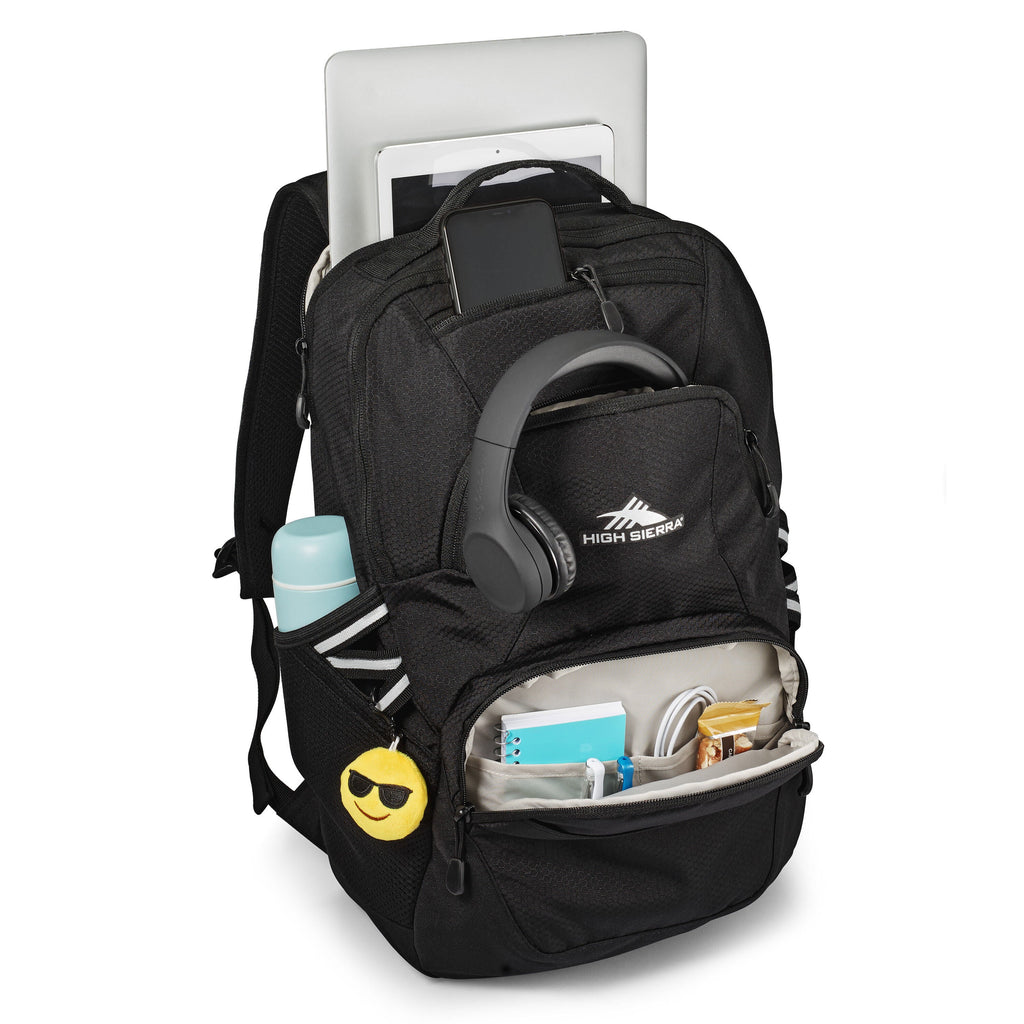 High Sierra BTS Swoop SG Backpack in the color Black.