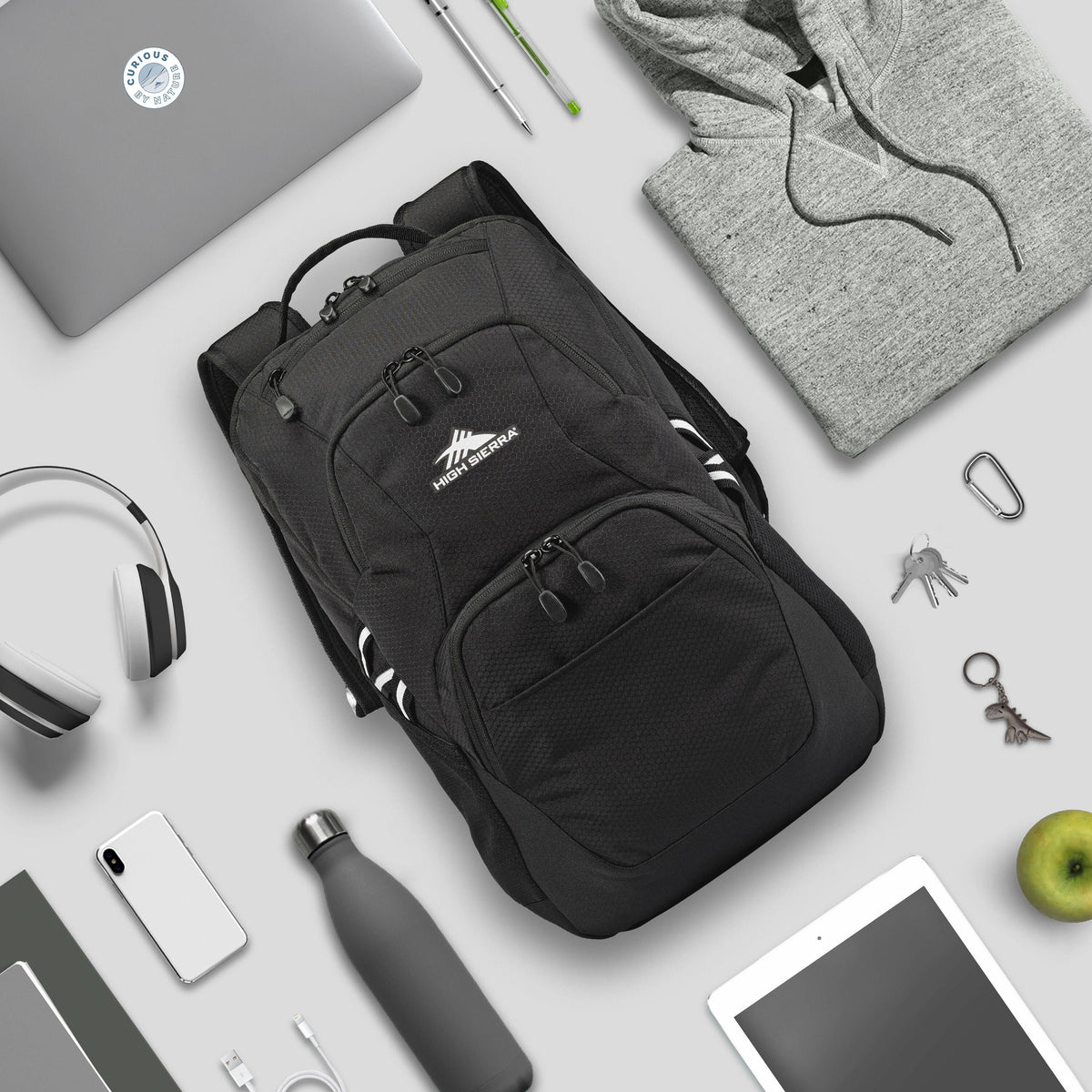 High Sierra BTS Swoop SG Backpack in the color Black.