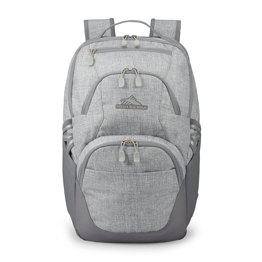 High Sierra BTS Swoop SG Backpack in the color Silver Heather.
