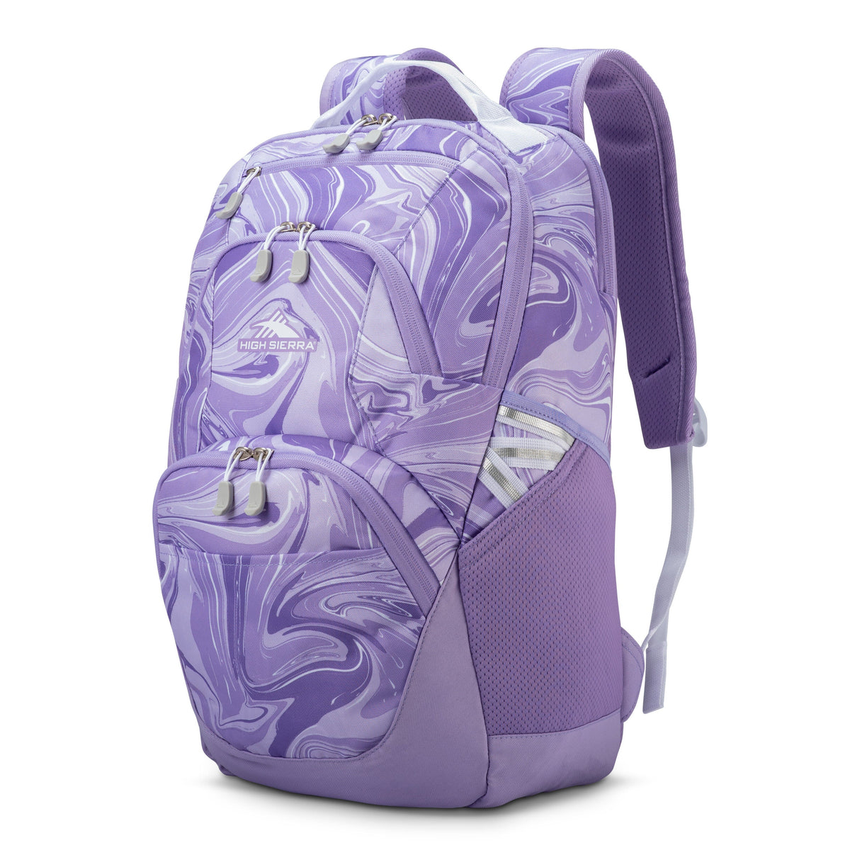 High Sierra BTS Swoop SG Backpack in the color Marble Lavender.