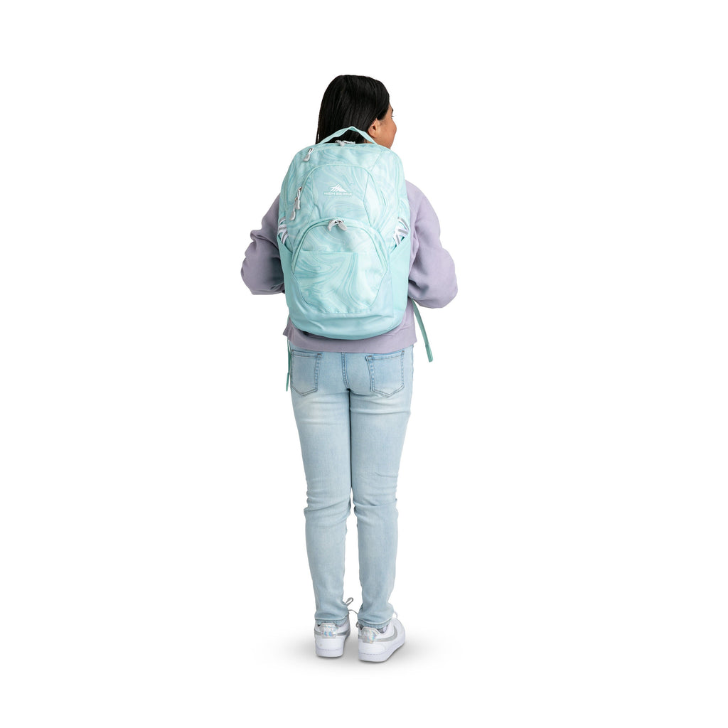 High Sierra BTS Swoop SG Backpack in the color Marble.
