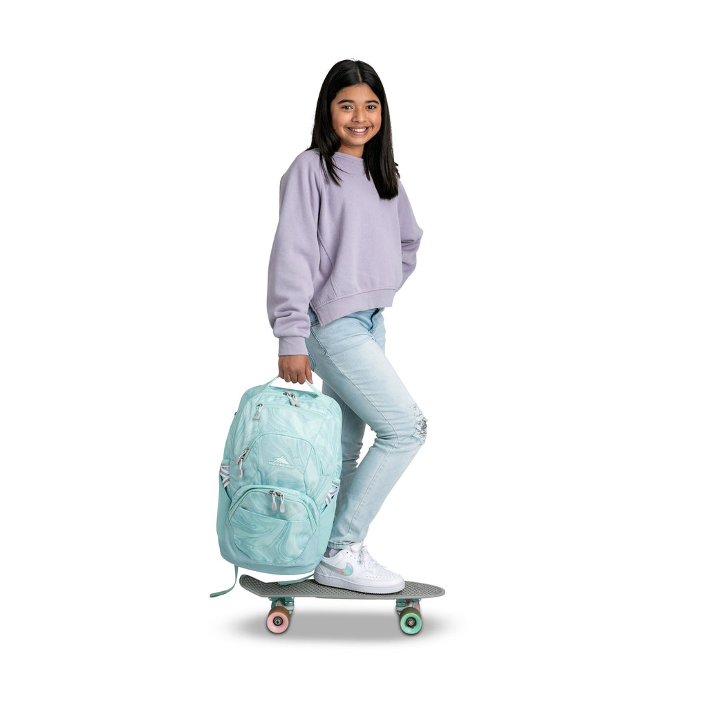 High Sierra BTS Swoop SG Backpack in the color Marble.