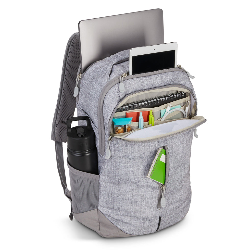 High Sierra BTS Swerve Pro Backpack in the color Silver Heather.