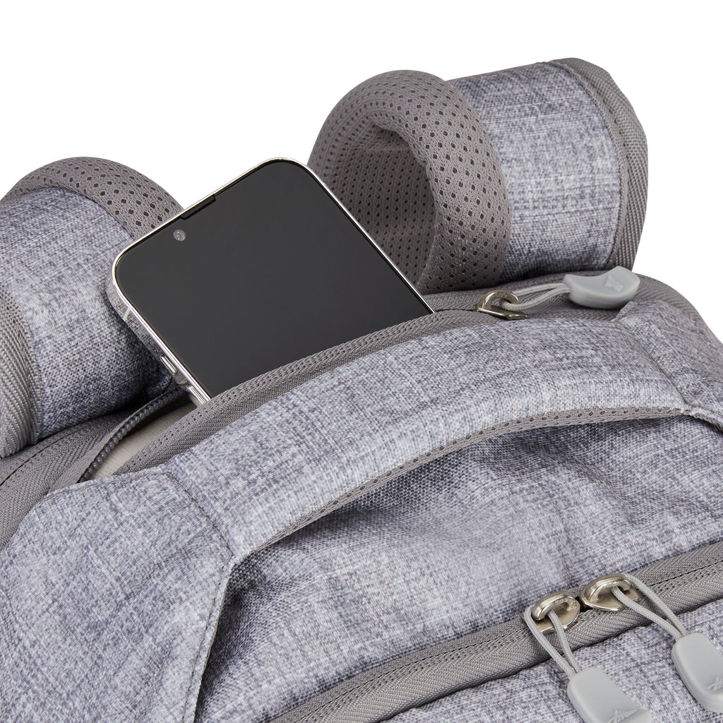 High Sierra BTS Swerve Pro Backpack in the color Silver Heather.