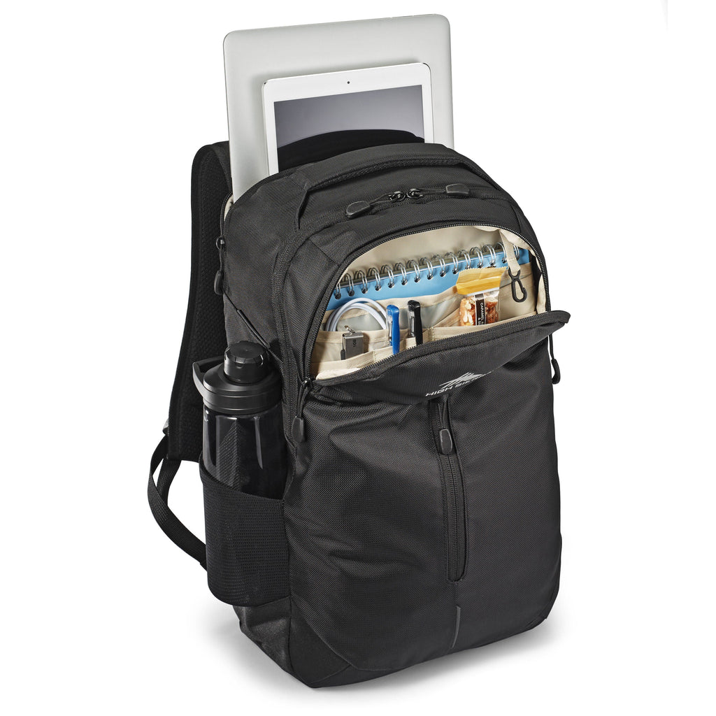 High Sierra BTS Swerve Pro Backpack in the color Black.