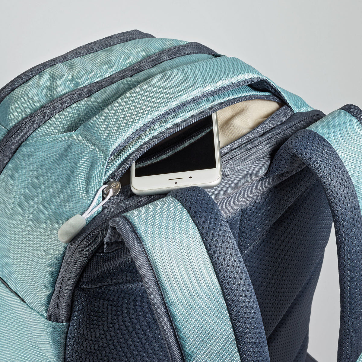 High Sierra BTS Swerve Pro Backpack in the color Blue Haze/Grey Blue.