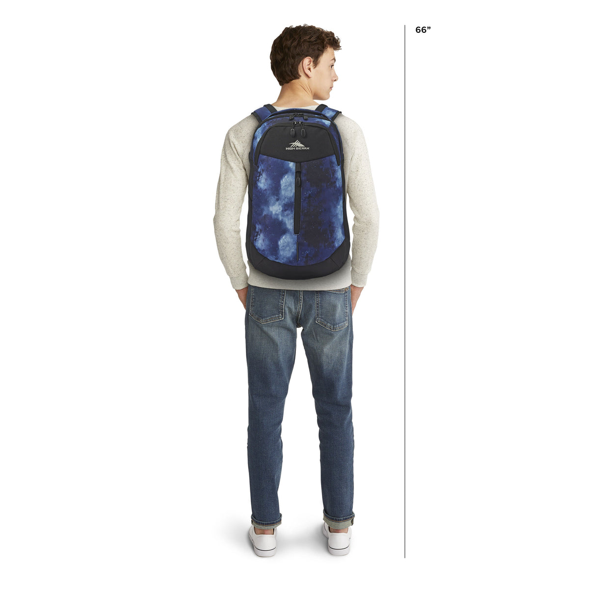High Sierra BTS Swerve Pro Backpack in the color Space.