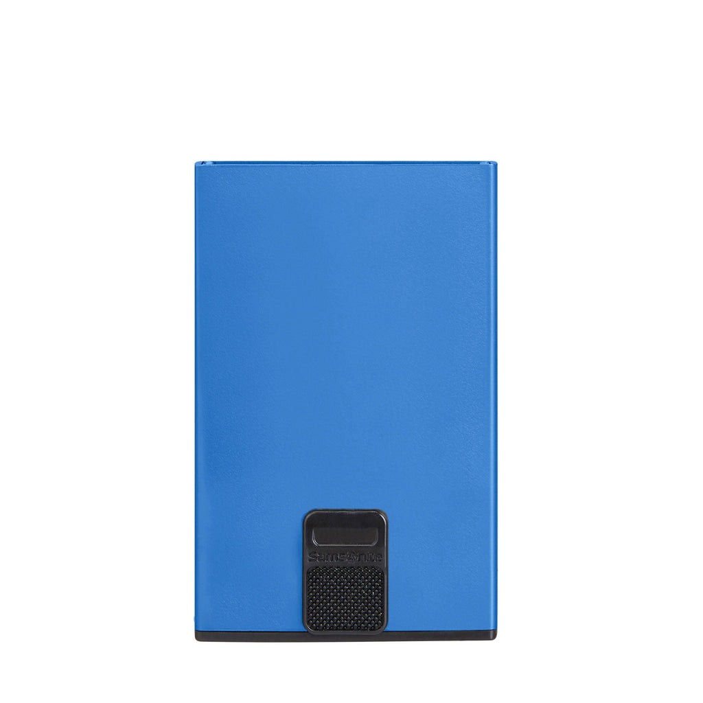 Samsonite Alu Fit Slide-Up Case in the color True Blue.