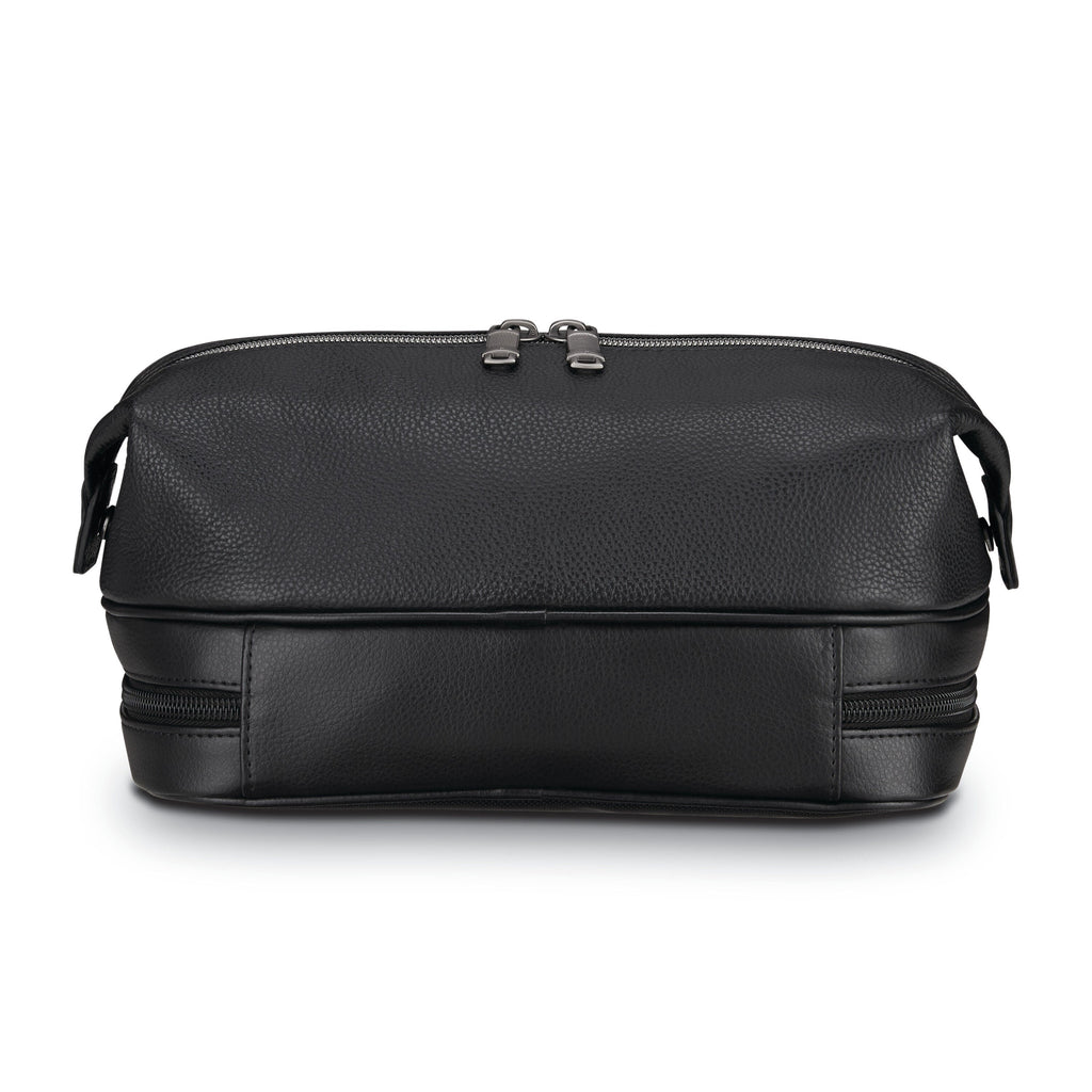 Samsonite Classic Leather Travel Kit in the color Black.