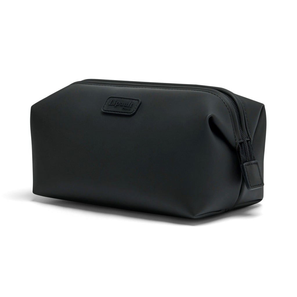 Lipault Lost in Berlin Small Toiletry Kit, Black, Front 3/4 Image