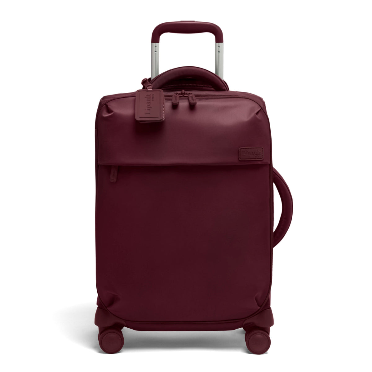 Lipault Plume Cabin Spinner in the color Bordeaux.